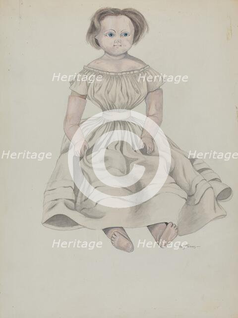 Wax Doll, c. 1936. Creator: Mary E Humes.