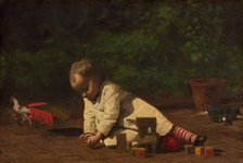 Baby at Play, 1876. Creator: Thomas Eakins.