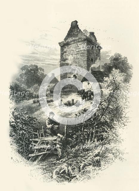 'Johnny Armstrong's Tower', c1870.