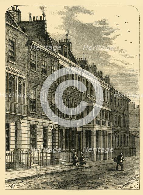 'Carlyle's House, Great Cheyne Row', c1876. Creator: Unknown.