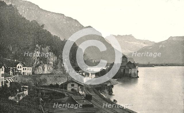 The Castle at Chillon, Switzerland, 1895. Creator: Unknown.