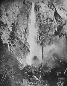 'Bridal Veil Fall, Yosemite, Cal.', c1897. Creator: Unknown.