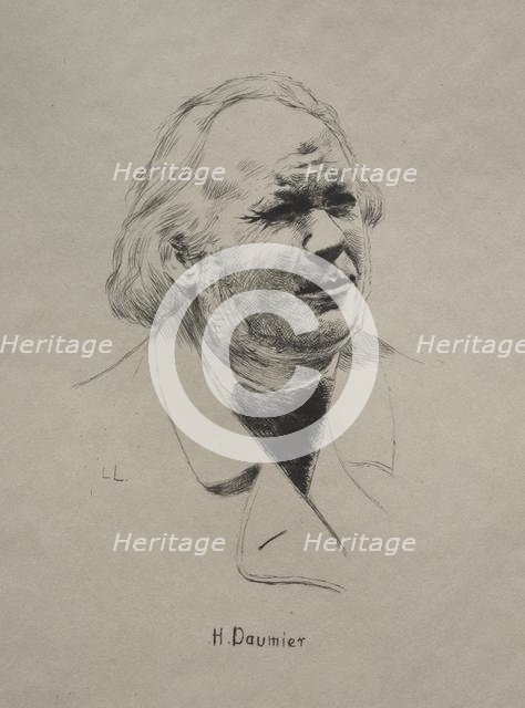 Honoré Daumier, 1800s. Creator: Unknown.