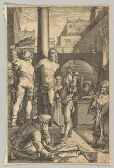 The Flagellation, from The Passion of Christ, ca. 1623. Creator: Ludovicus Siceram.
