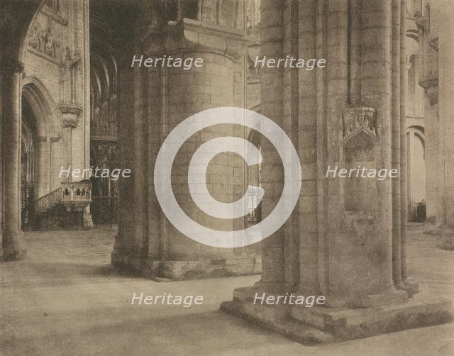 Camera Work: Ely Cathedral: Across Nave and Octagon, 1903. Creator: Frederick H. Evans (British, 1853-1943).