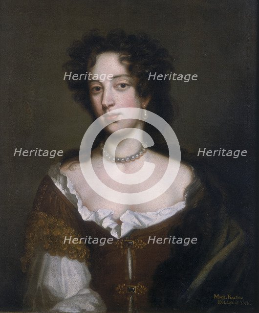 'Portrait of Mary of Modena', c1680. Artist: Unknown