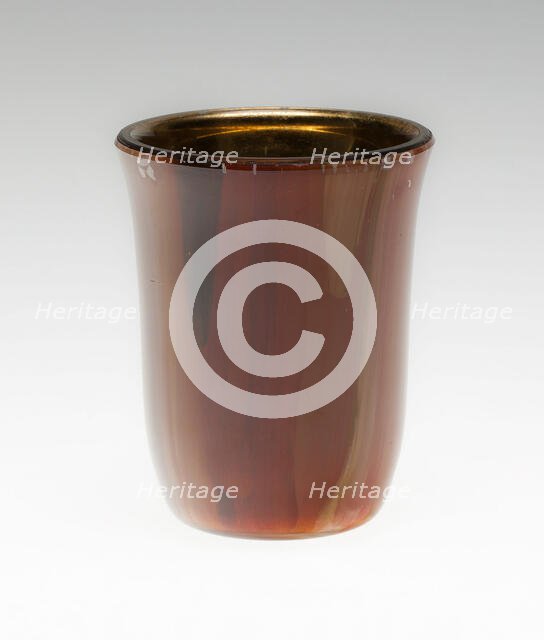 Lithyalin Beaker, Bohemia, c. 1830. Creator: Friedrich Egerman.