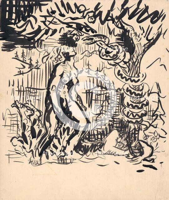 Temptation, 1940-1944. Creator: Arnold Peter Weisz-Kubincan.