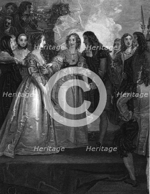 Charles II receiving the Duchess of Orleans at Dover, 1670, (1804). Artist: William Bromley.