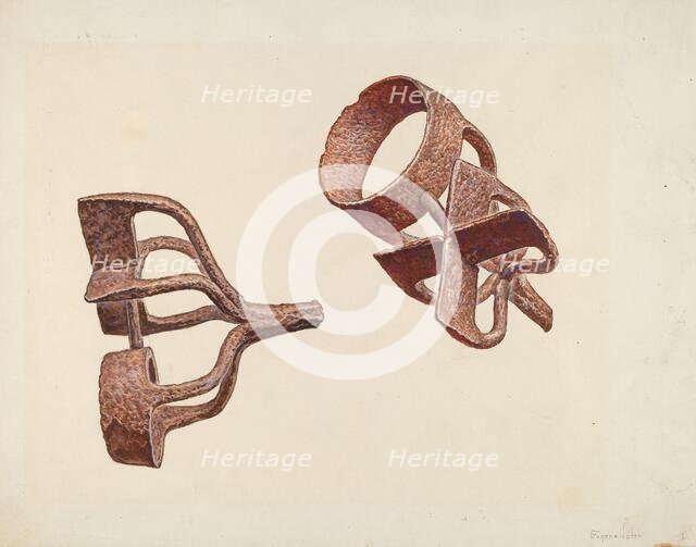 Branding Iron, c. 1942. Creator: Eugene Upton.