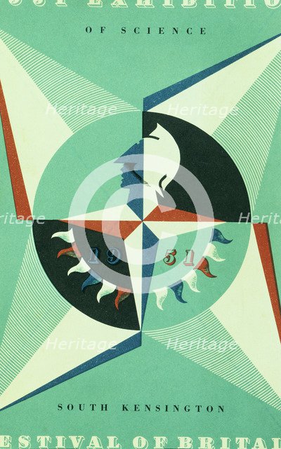 Poster of the Festival of Britain, London,1951. Artist: Unknown