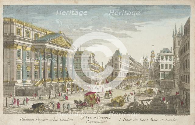 Residence of the Lord Mayor of London, 18th Century. Creator: Unknown.