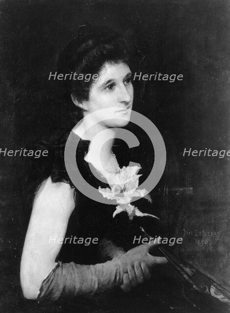 Portrait of Mrs. Charles L. Hutchinson, 1890. Creator: Jules Elie Delaunay.