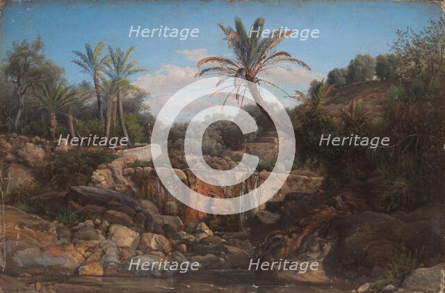 East landscape. Creator: Siemiradzki, Henryk (1843-1902).