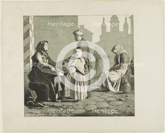 Scenes from Russian Folk Life, n.d. Creator:  Ignatii Stepanovich Shchedrovski.