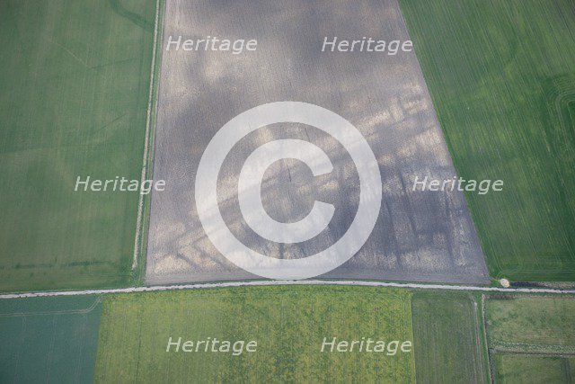 Roman settlement, March, Cambridgeshire. Artist: Damian Grady.
