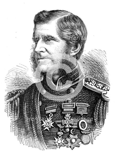 Captain Sir J. E. Commerell, K.C.B., V.C., 1874. Creator: Unknown.