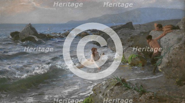 Calling to the Game, c. 1890.