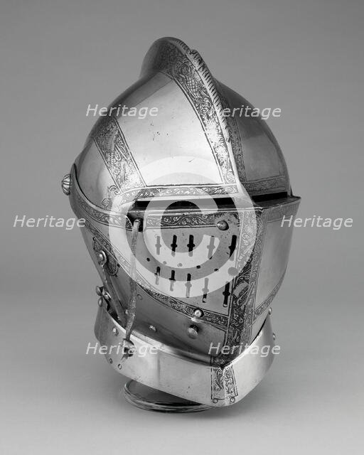 Close Helmet for the Tourney, Landshut, c. 1560. Creator: Unknown.
