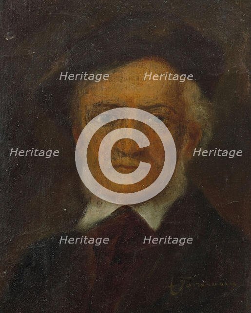 Portrait of Richard Wagner (1813-1883), Second Half of the 19th cen.. Creator: Anonymous.