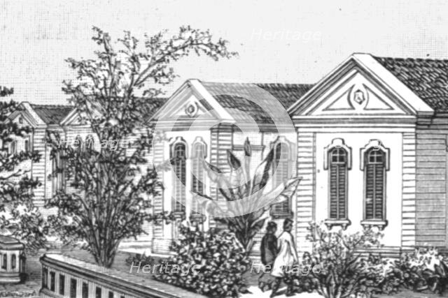 ''The de Soysa Lying-In Home and Medical Museum, Colombo', 1891 Creator: LK van Dort.