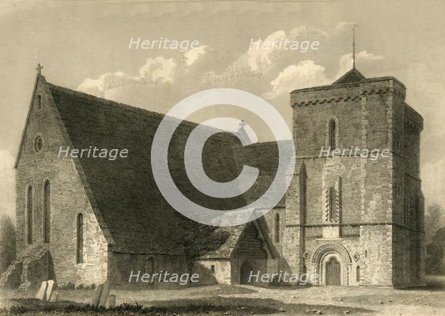 'Climping Church', 1835. Creator: Charles J Smith.