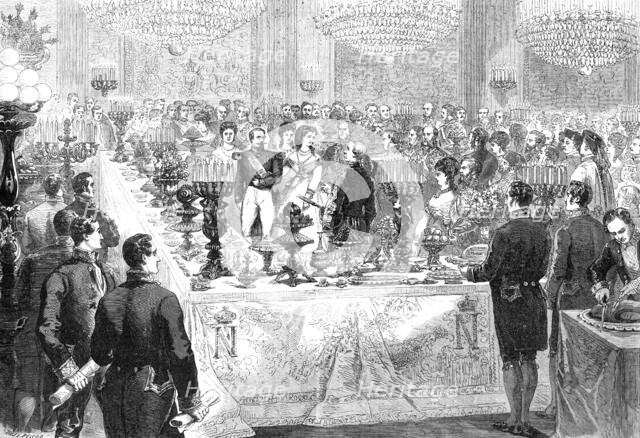 Ball Supper in the Galerie de Diane, at the Tuileries, 1869. Creator: Unknown.