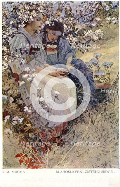 'Blessed are the Pure in Heart For They Shall See God', 1906. Artist: Alphonse Mucha