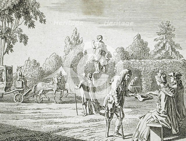 Illustration for Basedow's 'Elementary Work', 1770. Creator: Daniel Nikolaus Chodowiecki.