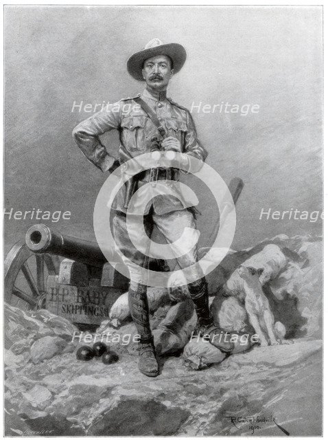 Major General Robert Baden Powell (1857-1941), 1900. Creator: Richard Caton Woodville II.