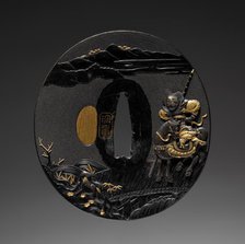 Sword Guard, mid 19th century. Creator: Yoshishige (Japanese).