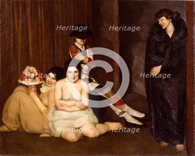 Maschere, 1922. Creator: Malerba, Gian Emilio (1880-1926).