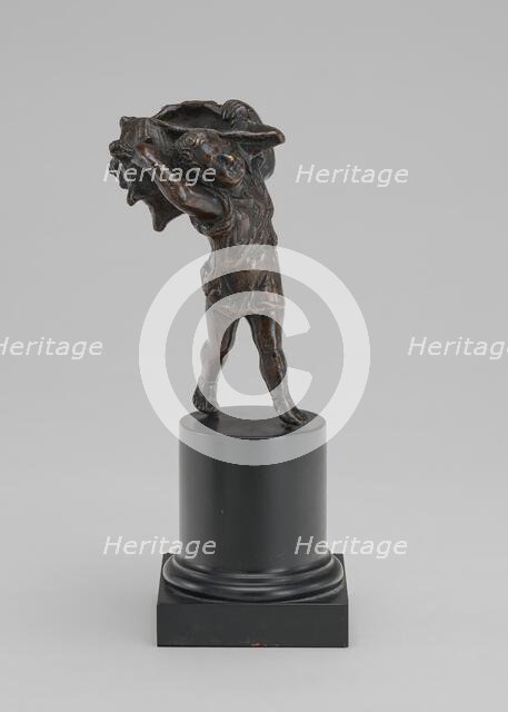 Inkwell in the Form of a Child Carrying a Shell, c. 1510/1520. Creator: Workshop of Severo da Ravenna.