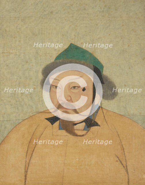 Portrait of Ögedei Khan (1186-1241), 14th century. Creator: Chinese Master.