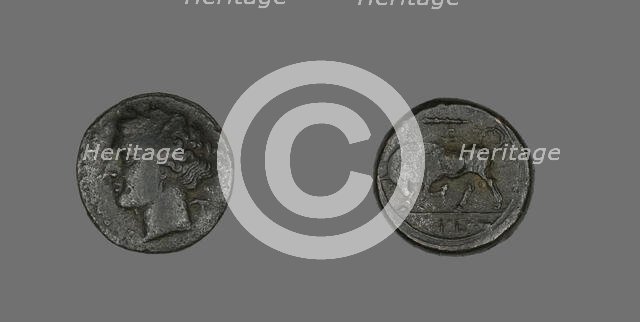 Coin Depicting the Goddess Persephone, 275-216 BCE. Creator: Unknown.