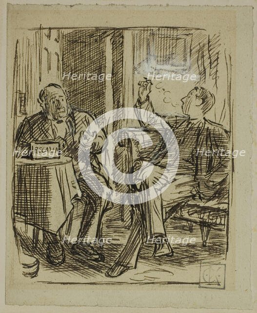 A Kind Son, 1870/91. Creator: Charles Samuel Keene.