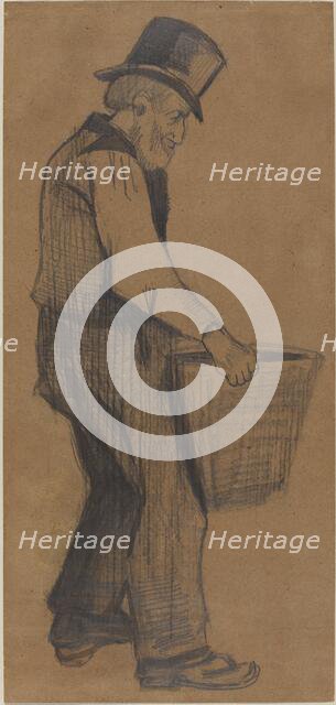 Old Man Carrying a Bucket, 1882. Creator: Vincent van Gogh.