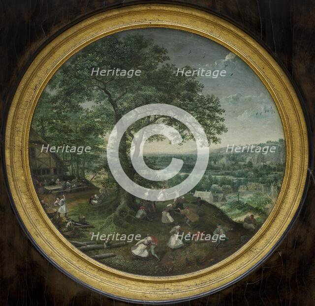 Peasants Making Merry (Kermis), 1574. Creators: Lucas van Valckenborch, Pieter Bruegel the Elder.