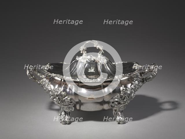 Covered Tureen, c. 1830-1850. Creator: Unknown.