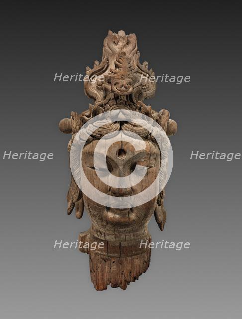 Head of a Bodhisattva, 1100s. Creator: Unknown.