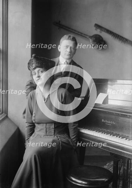 Alma Gluck & Efrem Zimbalist, 1917. Creator: Bain News Service.