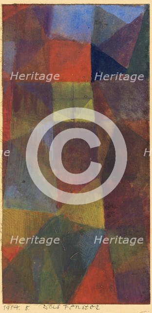 The window, 1914. Creator: Klee, Paul (1879-1940).