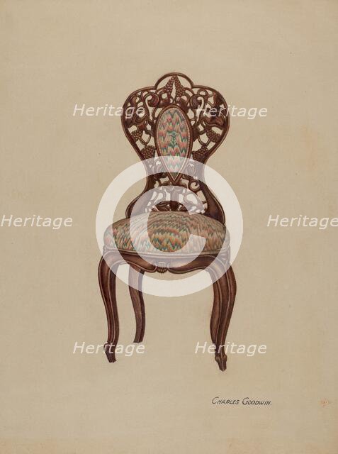 Chair, 1941. Creator: Charles Goodwin.