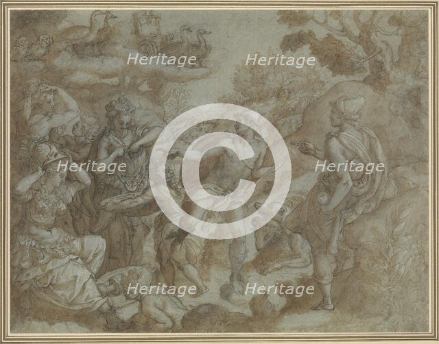 The Judgment of Paris, 1583. Creator: Alessandro Allori.