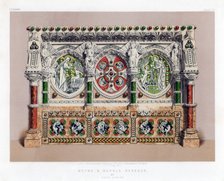 'Stone and Marble Reredos', 19th century.Artist: John Burley Waring