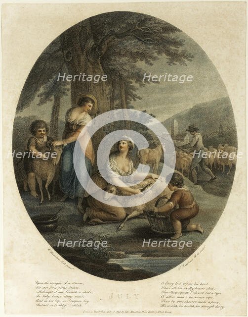 July, July 10, 1789. Creator: Francesco Bartolozzi.