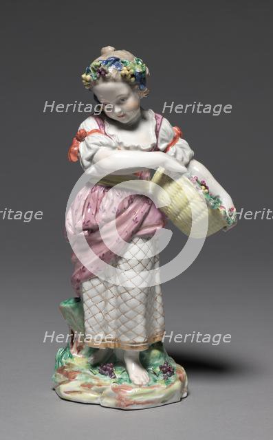 Figures of the Four Seasons, c. 1775. Creator: Bristol Porcelain Factory (British).