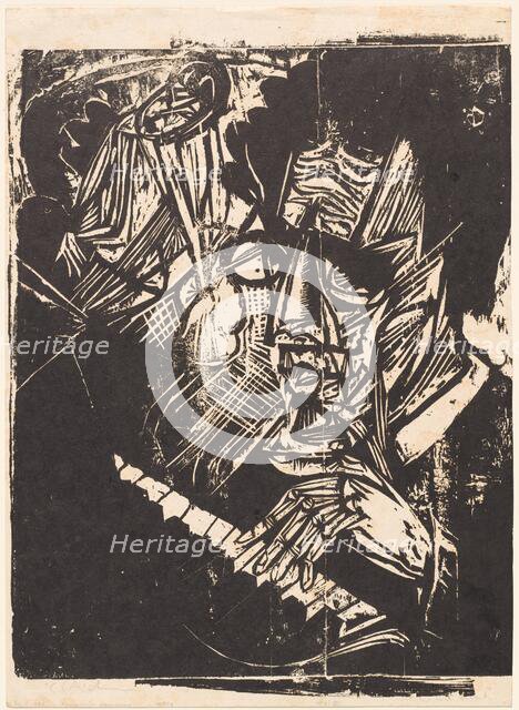 Composer Klemperer, 1916. Creator: Ernst Kirchner.