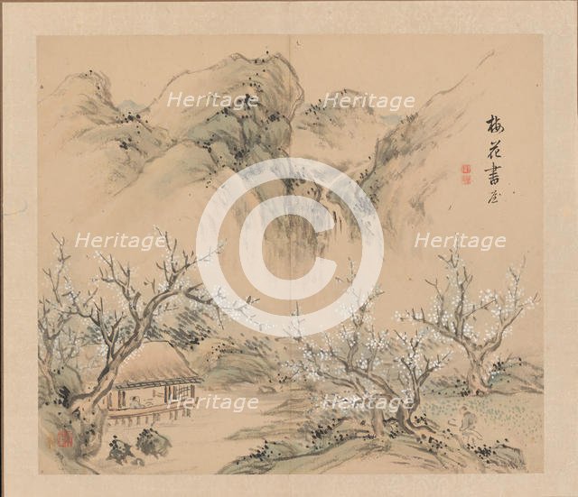 Landscapes of the Four Seasons, 1833. Creator: Takaku Aigai.