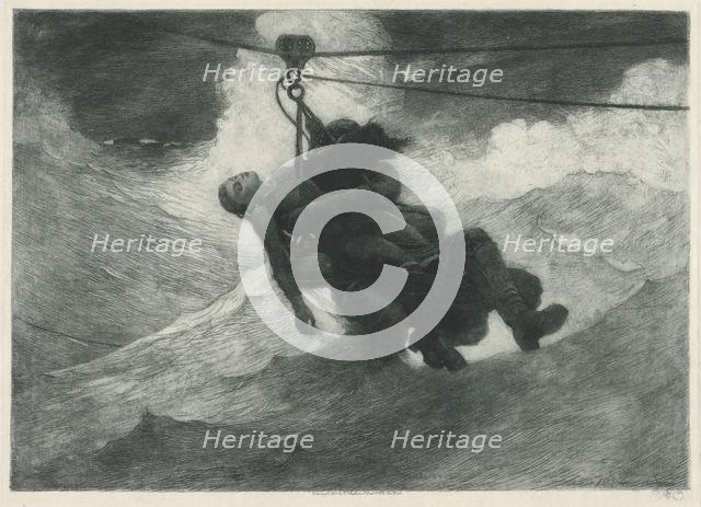 The Life Line, 1884. Creator: Winslow Homer (American, 1836-1910).